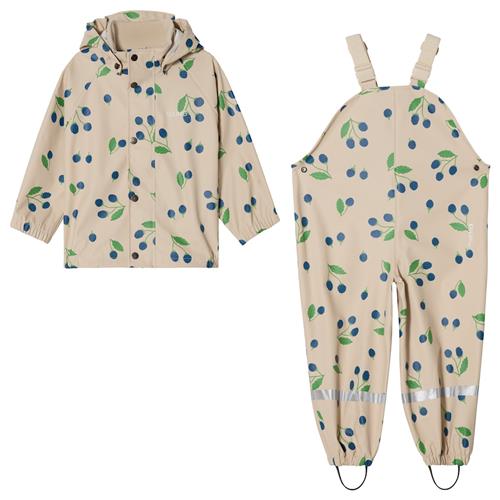 Kuling San Marino Uforet Regnsæt Blackberry Blackberry 134/140 cm Rain Hvid  134/140 cm  Drenge, Piger