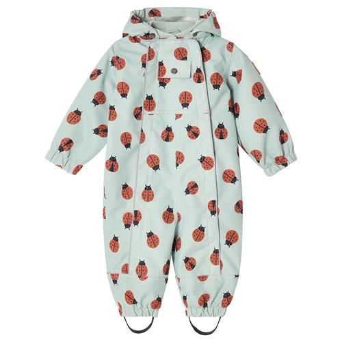 Kuling Milano Overtræksdragt Med Skal Pale Green Ladybug Pale Green Ladybug 104 cm  Grøn  104 cm  Drenge, Piger