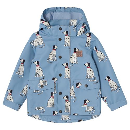 Kuling Stockholm Skaljakke Dove Blue Dalmatian  Dove Blue Dalmatian 104 cm Shell Blå  104 cm  Drenge, Piger