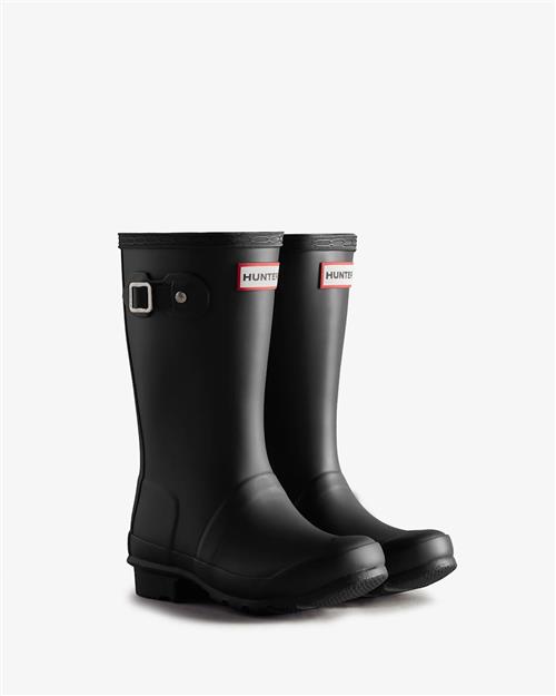Hunter Junior Originals Gummistøvler Black  Black 31 EU  Sort  31 EU  Drenge, Piger