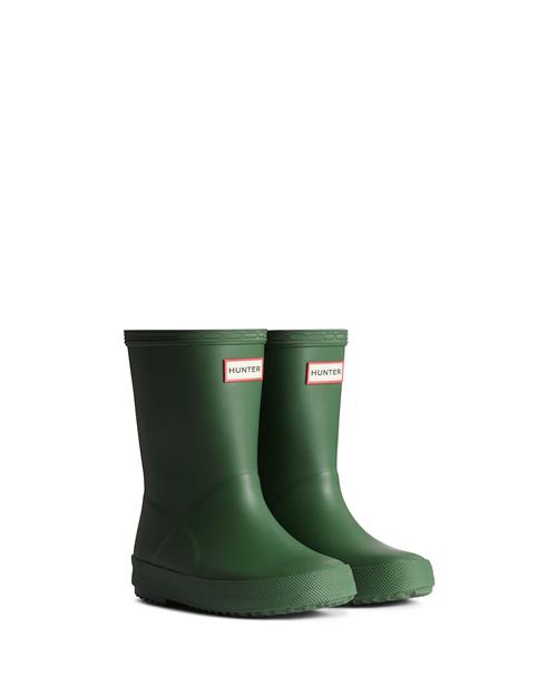Hunter Kids First Gummistøvler Hunter Green  Hunter Green 22 EU  Grøn  22 EU  Drenge, Piger