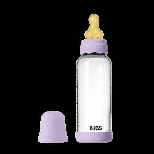BIBS Boheme Babyflaske I Glas 240 Ml Violet Sky  Violet Sky One Size  Lilla  One Size  Drenge, Piger