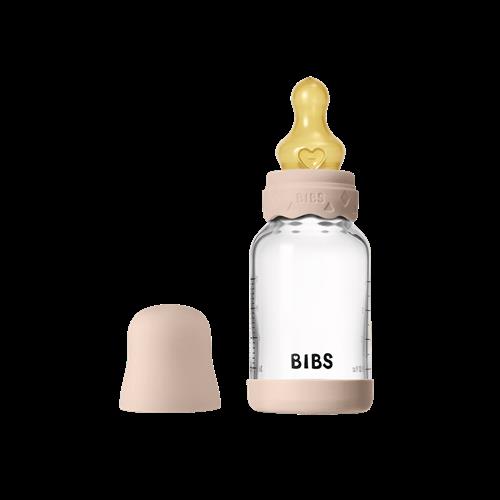 BIBS Boheme Babyflaske I Glas 120 Ml Blush  Blush One Size  Lyserød  One Size  Piger