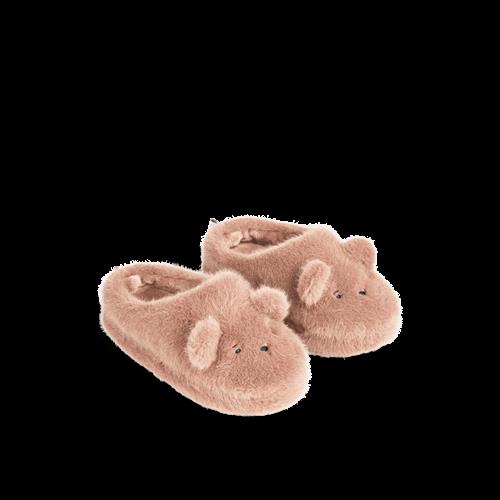 Liewood Aviaja Bjørnetøfler Pale Tuscany  Bear Slippers-26-27 EU  Brun  26-27 EU  Drenge, Piger