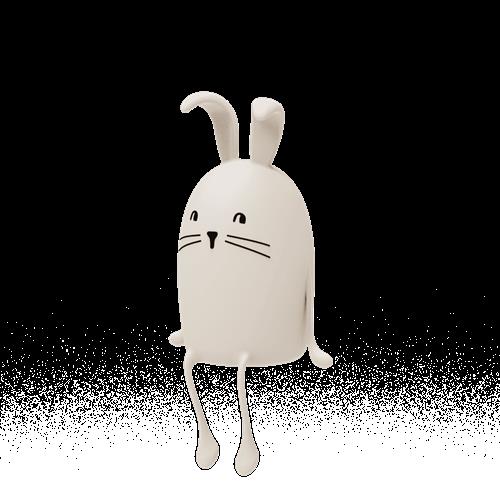 Liewood Evex Rabbit Natlys Sandy  Night Light-OS  Brun  One Size  Drenge, Piger