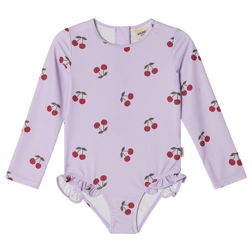 Kuling Antibes UV-badedragt Violet Cherry  Violet Cherry 110/116 cm  Lilla  110/116 cm  Drenge, Piger