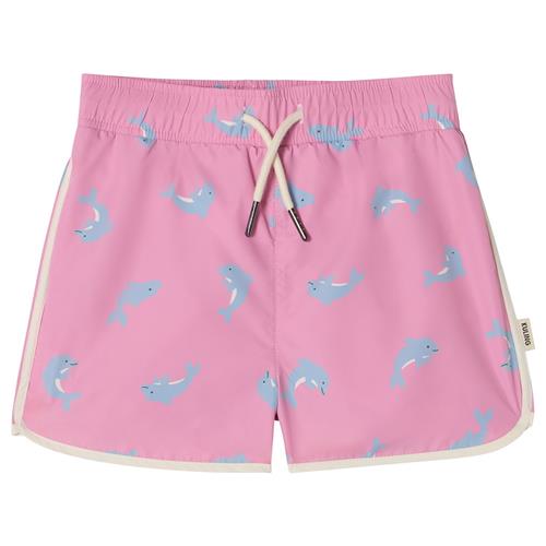 Kuling Lisbon Badeshorts Happy Pink Dolphin  Happy Pink Dolphin 98/104 cm  Lyserød  98/104 cm  Piger