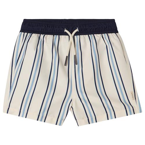 Kuling Strömstad Badeshorts Blue Stripe  Blue Stripe 122/128 cm  Blå  122/128 cm  Drenge, Piger