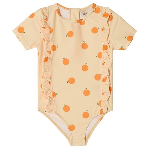 Kuling Symi UV-badedragt Oranges  Oranges 110/116 cm  Gul  110/116 cm  Drenge, Piger