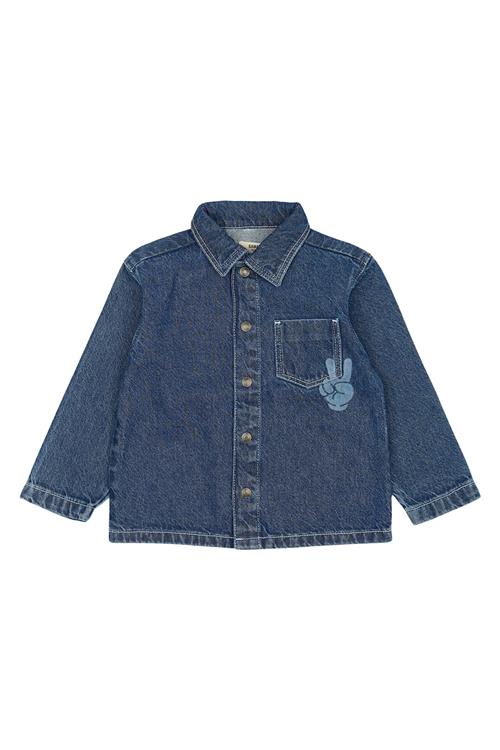 The New Siblings Parker Denim-overshirt Blue Denim  Blue Denim 98 cm  Blå  98 cm  Drenge