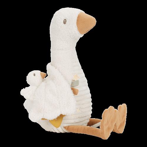 Little Dutch Goose Aktivitets-plysdyr Newborn  White-One Size  Hvid  One Size  Drenge, Piger