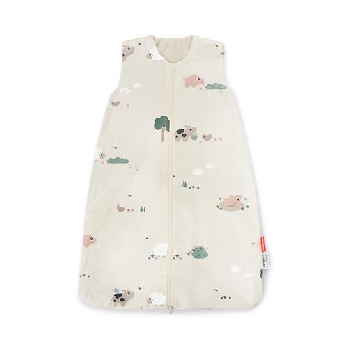 Done by Deer Tiny Farm Sleepy Bag Tog 1.0 Sand  Sand-OS  Beige  One Size  Drenge, Piger