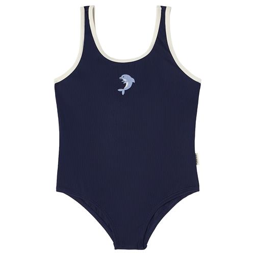 Kuling Milos UV-badedragt Navy  Navy 122/128 cm  Marineblå  122/128 cm  Drenge, Piger