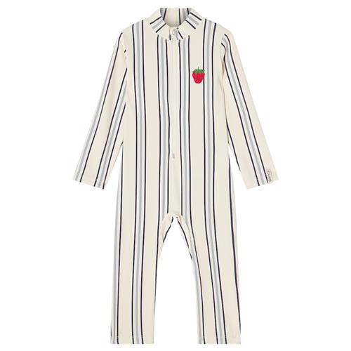 Kuling Seychelles UV-dragt Blue Stripe  Blue Stripe 122/128 cm  Blå  122/128 cm  Drenge, Piger