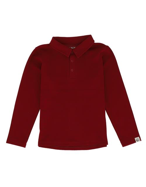 Gullkorn Sebastian Sweater Deep Red  Deep Red-116 cm  Rød  116 cm  Drenge