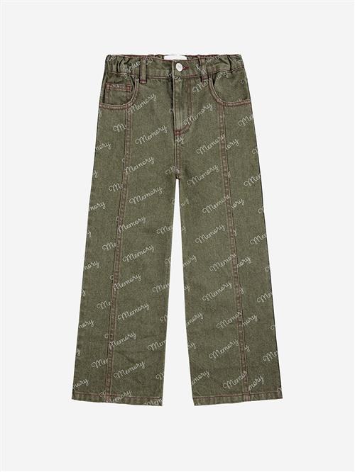 Bobo Choses Memory All Over Denim-bukser Khaki  Khaki-10-11 Y  Brun  10-11 år  Drenge
