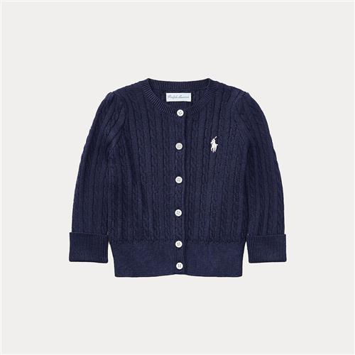 Ralph Lauren Cardigan Med Mini-kabler Hunter Navy  Hunter Navy 70-74cm  Marineblå  70-74 cm  Piger
