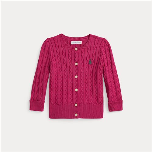 Ralph Lauren Cardigan Med Mini-kabler Preppy Pink  Preppy Pink 70-74cm  Lyserød  70-74 cm  Piger