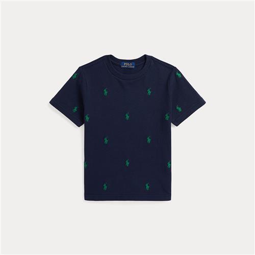 Ralph Lauren Polo Pony T-shirt I Mesh Refined Navy  Refined Navy 109-116cm  Marineblå  109-116 cm  Drenge