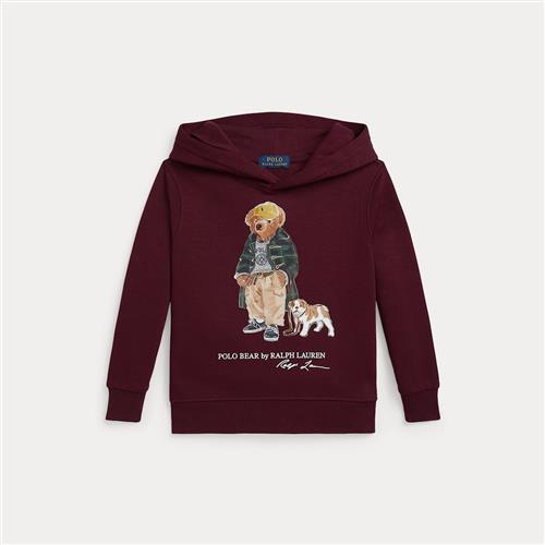 Ralph Lauren Polo Bear Fleece-hættetrøje Bear Classic Wine  Bear Classic Wine 88-93cm  Rød  88-93 cm  Drenge