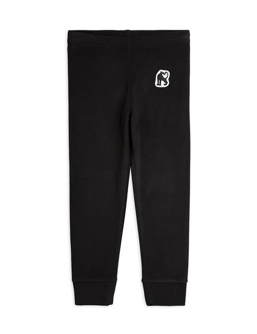 Mini Rodini Bukser I Mikrofleece Black  Black-92/98 cm  Sort  92/98 cm  Drenge, Piger
