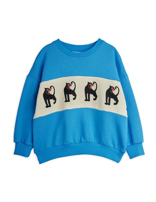 Mini Rodini Panther Sweatshirt Blue  Blue 92/98 cm  Blå  92/98 cm  Drenge