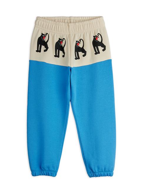 Mini Rodini Panther Joggingbukser Blue  Blue 104/110 cm  Blå  104/110 cm  Drenge