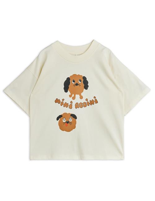 Mini Rodini Doggies T-shirt Off-white  Off-white 116/122 cm  Hvid  116/122 cm  Drenge