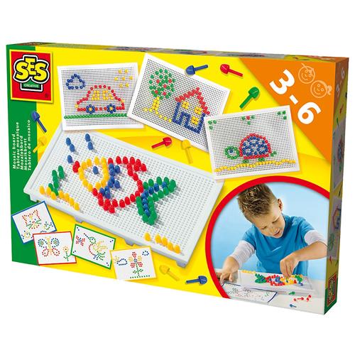 SES Creative Mosaikplade  Yellow-3-6 Y  Gul  3-6 år  Drenge, Piger