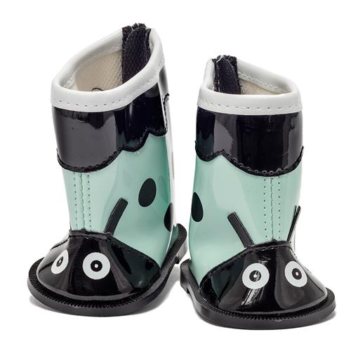 Skrållan Skrållan Dukke Mariehøne-støvler Green One Size-Green  Grøn  One Size 3+ Years Drenge, Piger