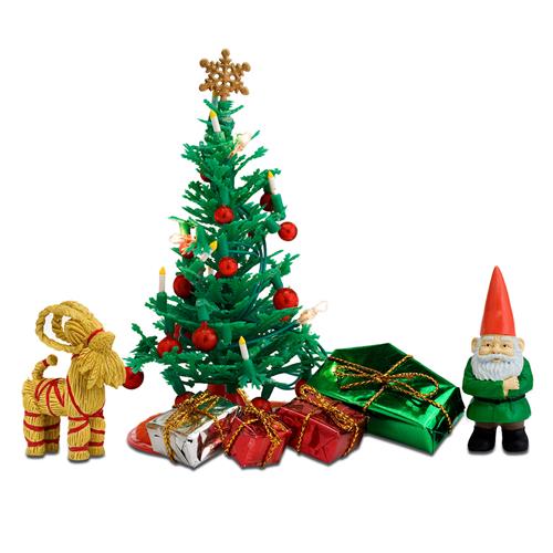 Lundby Lundby Dukkehus-juletræssæt Multi  One Size-Multi  Grøn  One Size  Drenge, Piger