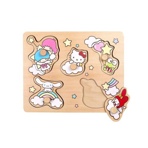 Micki Hello Kitty Puslespil Med Knopper Multi  One Size-Multi  Beige  One Size 18 M+ Drenge, Piger