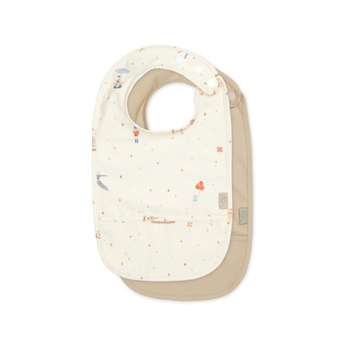 Cam Cam 2-pak Hagesmæk Med Lomme Carousel  Carousel 1-3 Y  Rød  1-3 år  Drenge, Piger