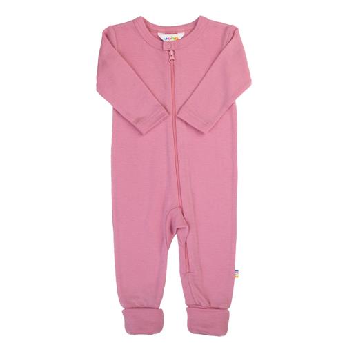 Joha 2-i-1-jumpsuit I Uld Pink  Pink-80 cm  Lyserød  80 cm  Piger