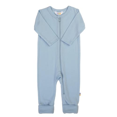 Joha 2-i-1-jumpsuit I Uld Blue  Blue-60 cm  Blå  60 cm  Drenge, Piger