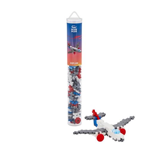 Plus-Plus Plus-Plus Flyvemaskine - 100 Stykker Mix  Onesize-Mix  Hvid  One Size  Drenge, Piger