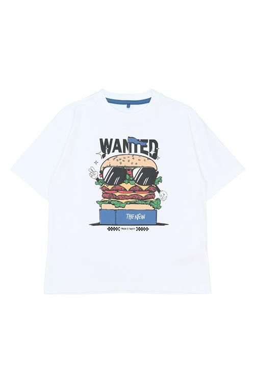 The New Eve Kortærmet T-shirt Bright White  Bright White-7-8 Y  Hvid  7-8 år  Drenge
