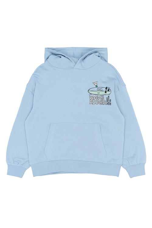 The New Sedrick Hættetrøje Og Sweatshirt Forever Blue  Forever Blue-9-10 Y  Blå  9-10 år  Drenge
