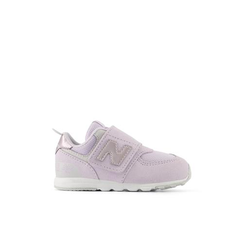 New Balance 574 Kids Hook & Loop Sneakers Taro  Taro 27.5 EU  Lilla  27.5 EU