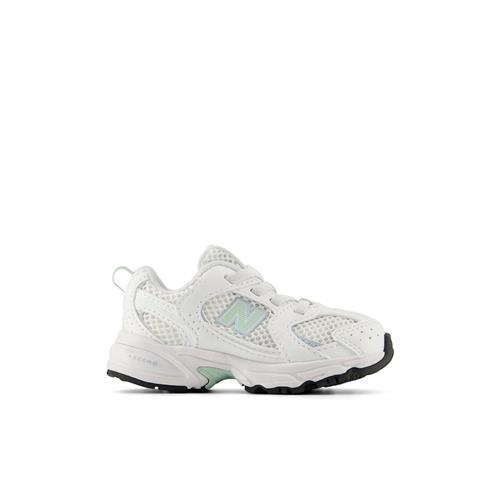 New Balance 530 Baby Bungee Lace Sneakers White  White 22.5 EU  Hvid  22.5 EU  Drenge