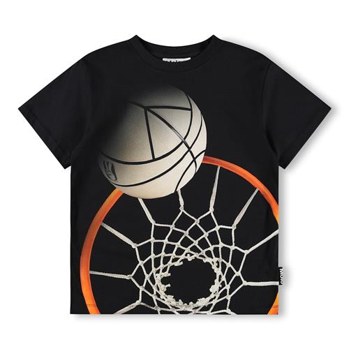 Molo GOTS Riley T-shirt Basket Hoop Dk  Basket Hoop Dk 104 cm  Sort  104 cm  Drenge