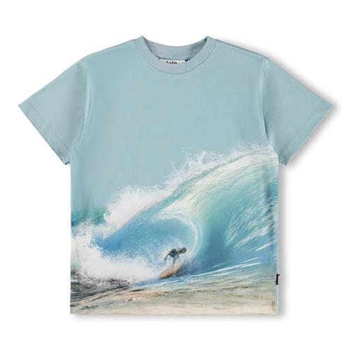 Molo GOTS Riley T-shirt Bluish Surfer  Bluish Surfer 116 cm  Blå  116 cm  Drenge