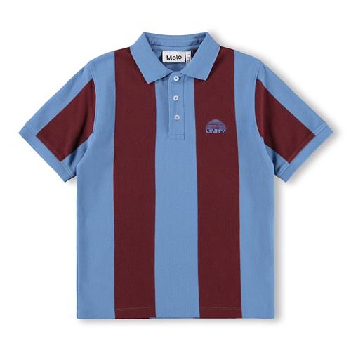 Molo GOTS Reyo Poloshirt Andorra Blue  Andorra Blue 140 cm  Blå  140 cm  Drenge