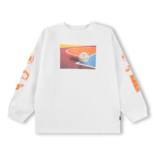 Molo GOTS Rube Langærmet T-shirt Whitest  Whitest 104 cm  Hvid  104 cm  Drenge