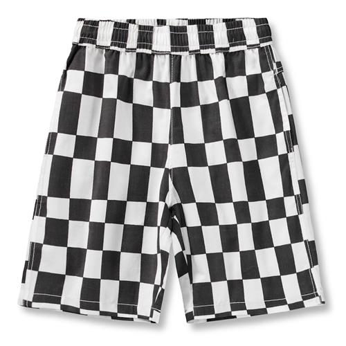 Molo GOTS Arrow Shorts Angled Checks  Angled Checks 122 cm  Hvid  122 cm  Drenge