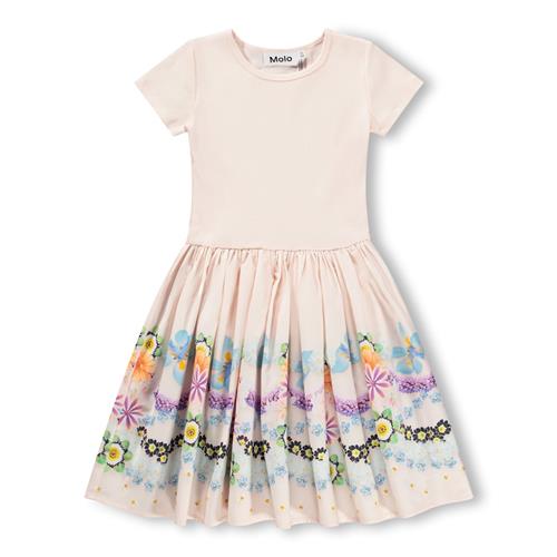 Molo GOTS Cissa Kjole Floral Icing  Floral Icing 134/140 cm  Lyserød  134/140 cm  Piger
