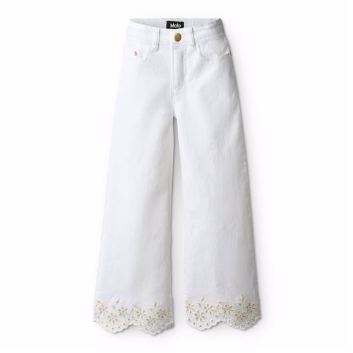 Molo Ava Jeans Whitest  Whitest 140 cm  Hvid  140 cm  Piger