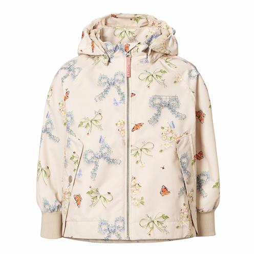 Molo Hoplas Skaljakke Floral Bows  Floral Bows 116 cm  Hvid  116 cm  Piger