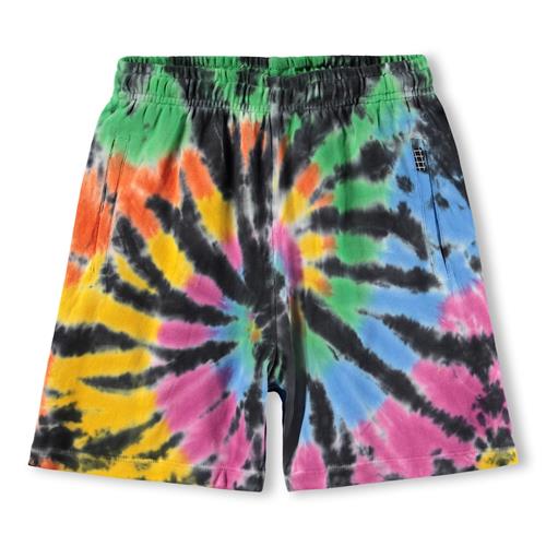 Molo GOTS Amil Shorts Colour Swirl  Colour Swirl 152 cm  Sort  152 cm  Drenge