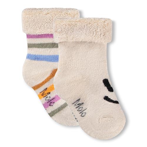 Molo Nodda Sokker Mini Rainbow  Mini Rainbow 23-26 EU  Creme  23-26 EU  Drenge, Piger